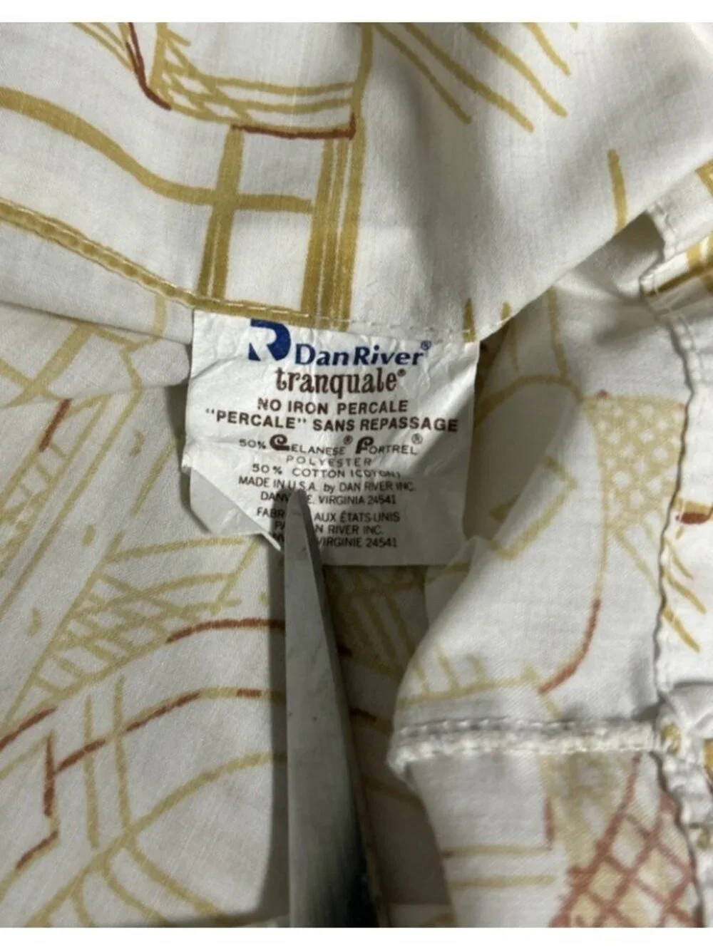 Vintage Paddington Bear Pillowcase Dan River Percale